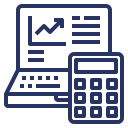 Accounting in laptop